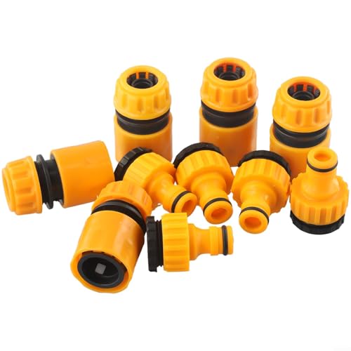 86,4 cm und 30,5 cm Schlauchverbinder-Set, 10 Stück, Schnellverbindungs-Wasserhahn-Adapter für effiziente Reinigung und Bewässerung 86,4 cm und 30,5 cm Schlauchverbinder-Set, 10 Stück, Schnellverbindungs-Wasserhahn-Adapter für effiziente Reinigung und Bewässerung von Getdoublerich