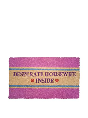 Gift Company Fußmatte Desperate House Wife, Kokos, Fuchsia, 74 x 3 x 44 cm von Gift Maker