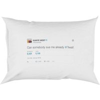 Promi-Tweet-Spruch - Neuheit-Lustiger Weicher Kissenbezug-Kissenbezugs-Abdeckung Neuheit-Geschenk Schlafzimmer-Bett-Dekoration von GiftimizedGifts