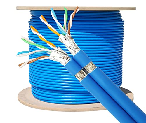 GigaBlue Cat.8 Duplex/Twin Verlegekabel 100m Installateur (Vollkupfer) von GigaBlue