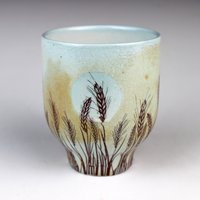 Holzbefeuerte Tasse Mit Weizen von GilliattCeramics