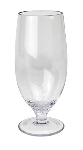 Gimex Kunststoff Pilsglas Bierglas Tulpe Camping Geschirr Mehrweg transparent einzeln 0,5l von Gimex