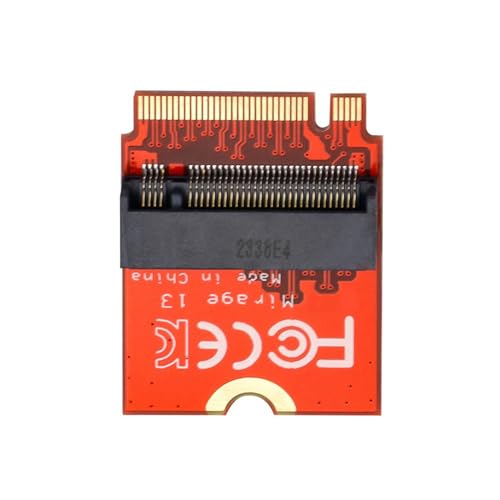 Glanhbnol Für Rog Handheld Konsole Konverter Modifizierte 2280 NVME M.2 180 Grad Reverse PCIE4.0 M.2 Adapter Erweitern Speicher Kapazität Mit Adapter von Glanhbnol