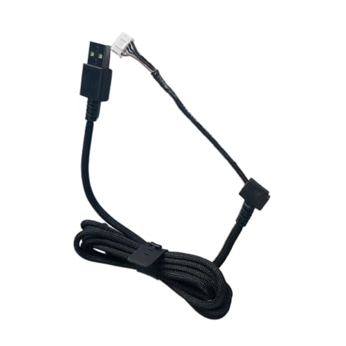 Glanhbnol Line Ersatz PVC USB Kabel Für ViperMini Game Gaming Schwarzes USB Kabel von Glanhbnol