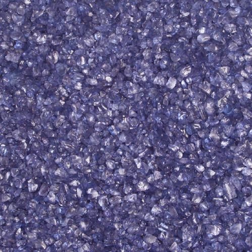 Glas-Nuggets / Glasgranulat (2-4 mm), 1 kg, violett-blau von Glas-Dekogranulate