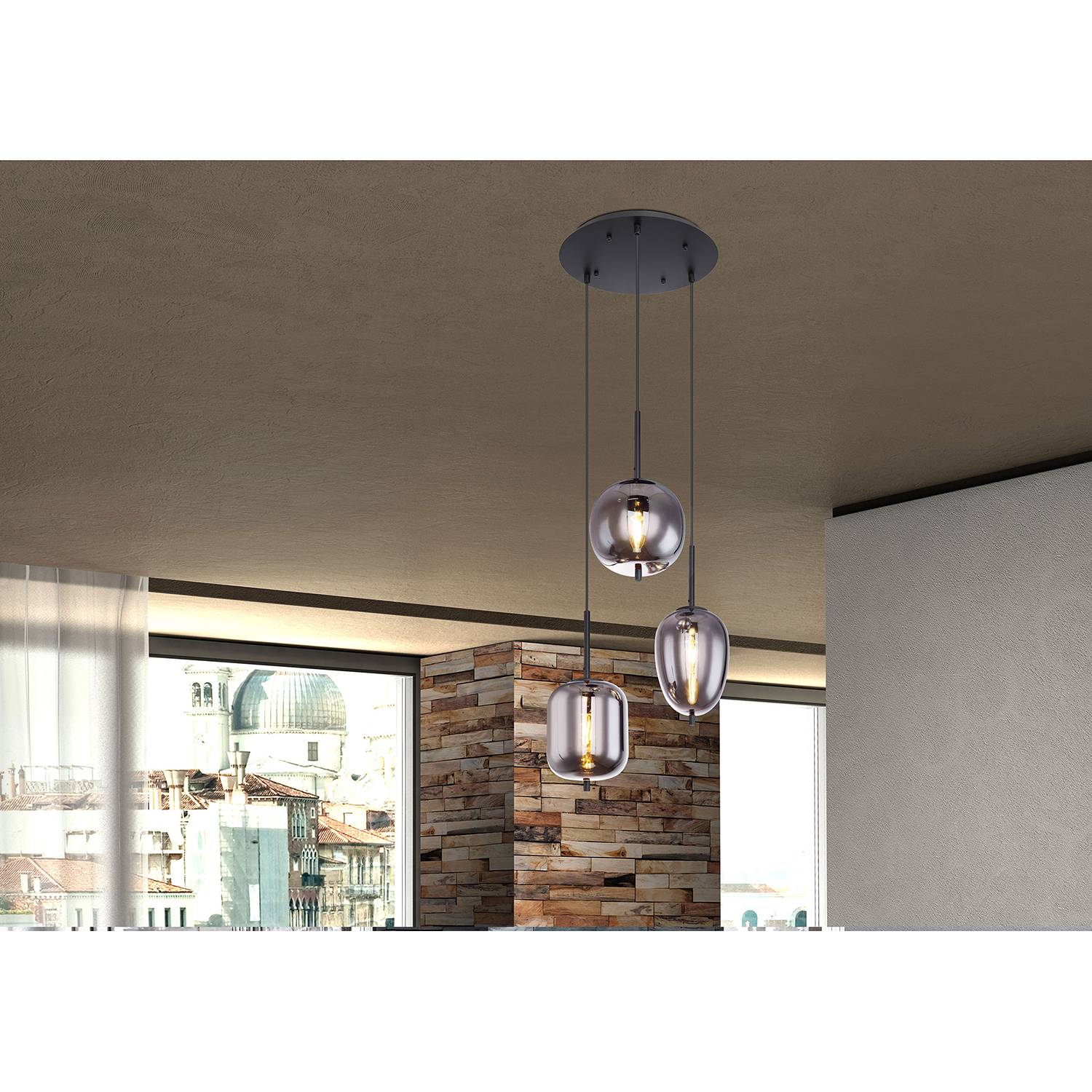 Pendelleuchte Blacky I von Globo Lighting