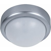 Globo - Deckenleuchte Flurlampe Küchenleuchte led Deckenlampe silber weiß, 3,12W 380lm 4000K, DxH 12x6 cm von Globo