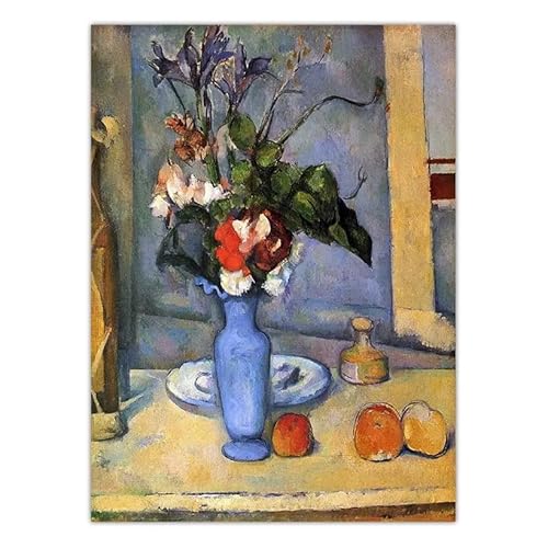 Gnvkd Ecbxz Paul Cezanne Poster Stillleben Vintage Blumen Wandkunst Paul Cezanne Drucke Paul Cezanne Leinwand Malerei Für Wohnkultur Bilder 40x60cm Kein Rahmen von Gnvkd Ecbxz