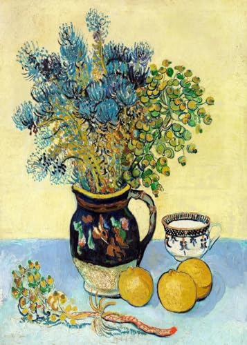 Gnvkd Ecbxz Van Gogh Leinwand Wandkunst Vincent Van Gogh Poster Stillleben mit Blumen Vintage Malerei Van Gogh Drucke für Wohnkultur Bilder 40x60cm Kein Rahmen von Gnvkd Ecbxz