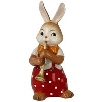 Goebel Osterhase "Figur Hase - Süßer Flötenspieler", Osterfigur, Dekofigur, Ostern, Osterdekoration von Goebel