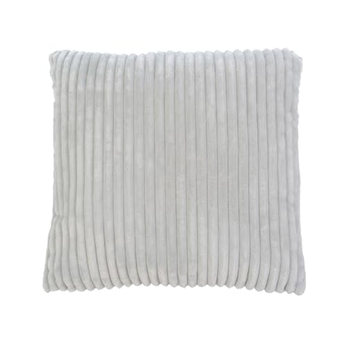 Gözze - Kuschelweicher Kissenbezug in Cord Optik, 2er Set, 50 x 50 cm - Silber Gözze - Kuschelweicher Kissenbezug in Cord Optik, 2er Set, 50 x 50 cm - Silber von Gözze