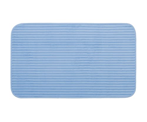 Gözze - Rutschfester Weicher Badeteppich, 100% Polyester, 70 x 120 cm - Hellblau Gözze - Rutschfester Weicher Badeteppich, 100% Polyester, 70 x 120 cm - Hellblau von Gözze