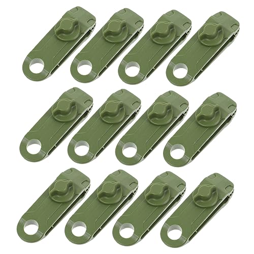 Gogogmee 12 Stück Zelt Clips Planen Clips Camping Haken Windseil Schnallen Feststellgriff Für Draußen Camping Klemme Für Zelte Camping Clips Windseil Markisen Klemme Zeltzubehör von Gogogmee