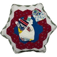 Neue Handgemachte Kitty Katze Kissen Vintage Quilt Chenille Tagesdecke So Entzückend von GoldenGatheringsShop