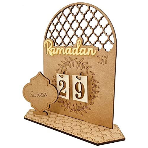 Gotoger Dekorationen für Ramadan-Adventskalender Aus - Countdown-Kalender Aus für 30 Eid Mubarak, Stil 3 von Gotoger