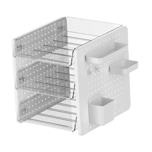 Gralara Desktop Organizer Regal Peg Board Bookhalter Desk Pegboard für Heimspielraum für, 27.5cmx33cmx31.4cm Gralara Desktop Organizer Regal Peg Board Bookhalter Desk Pegboard für Heimspielraum für, 27.5cmx33cmx31.4cm von Gralara