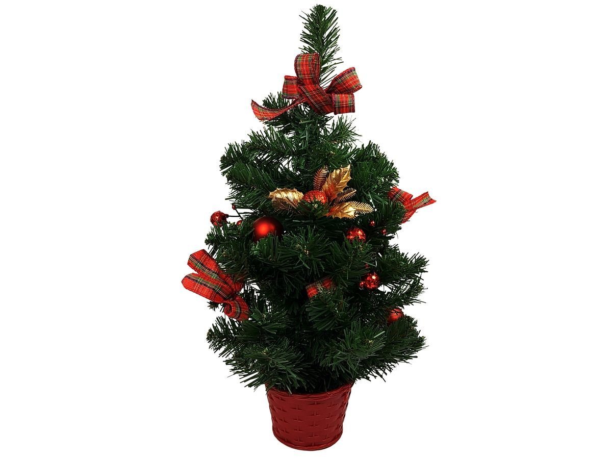 Gravidus Künstlicher Weihnachtsbaum Geschmückter Weihnachtsbaum 50cm von Gravidus