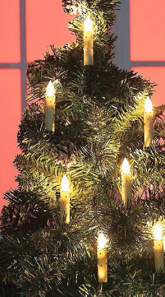 Gravidus LED-Kerze 10er LED Weihnachtsbaumkerzen Beleuchtung von Gravidus