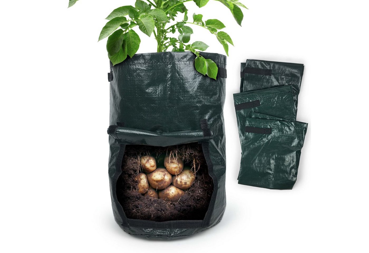 Gravidus Pflanzkübel Pflanzsack für Garten Gemüse (4 St) von Gravidus