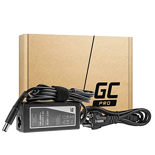 GC PRO Netzteil für HP 250 G1 255 G1 ProBook 450 G2 455 G2 Compaq Presario CQ56 CQ57 CQ58 CQ60 Laptop Ladegerät inkl. Stromkabel (18.5V 3.5A 65W) von Green Cell