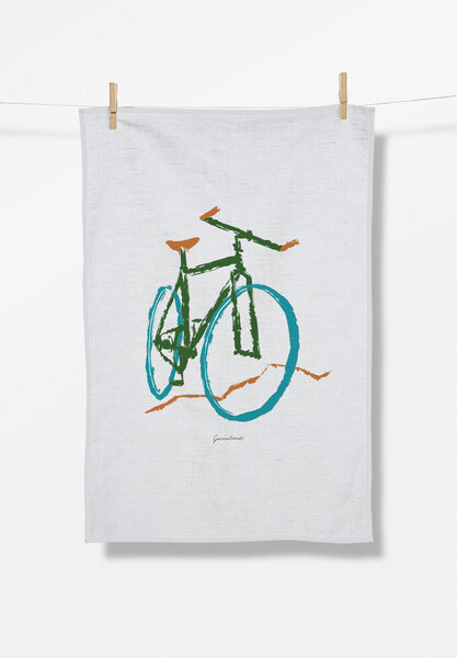 GREENBOMB Bike Brush Tea Towel - Geschirrtuch von GreenBomb