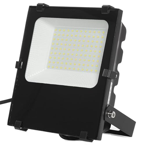 LED Scheinwerfer Flutlicht 50W 6500Lm 4200ºK IP65 Einstellbar 30.000H [1916-NS-HVFL50W-F-W] | Greenice von Greenice