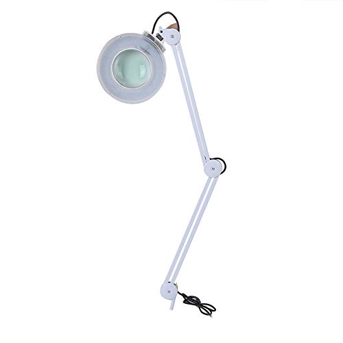 LED Lupenleuchte, Kosmetiklampe 5X Lupenlampe mit Rollen Ständer Kosmetik Lampe mit Standfuß Lupenleuchte Professionelle Vergrößerungslampe für Home Beauty Salon von Greensen