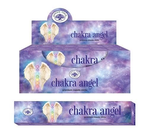 Green Tree Chakra Engel Natürlic Räucherstäbchen 12 Packung von Greentree