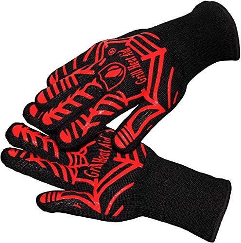 Hitzehilfen-Handschuhe, mehrfarbig One Size spiderman von Grill Heat Aid