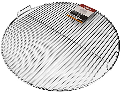 Grillfürst Edelstahl Grillrost rund - robuster Grillrost für ø 57 cm Kugelgrill und Holzkohlegrill, Grillgitter mit 5 mm starken Streben von Grillfürst