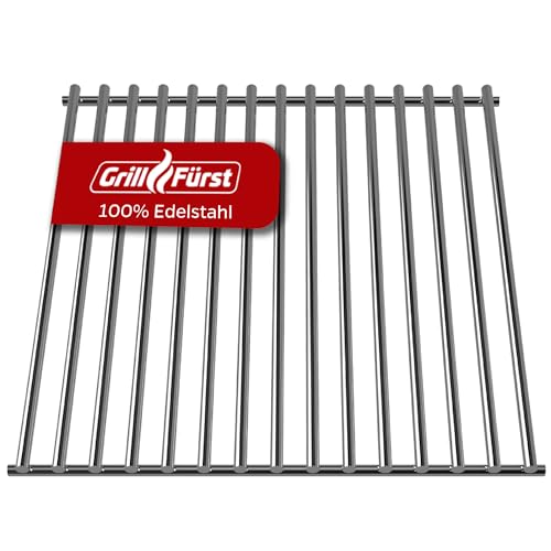 Grillfürst Edelstahl Grillrost für Broil King Signet - pflegeleichtes Grillgitter mit 8 mm starken Streben, Ersatz Grillrost im Format 38,0 x 32,2 cm von Grillfürst