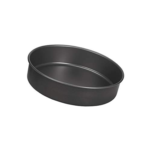 Grilo Kitchenware 410322G Kuchenform, Aluminium mit Antihaftbeschichtung, schwarz, 22 cm von Grilo