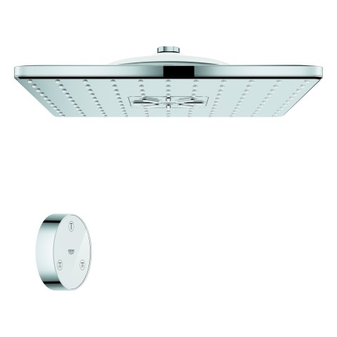 GROHE Kopfbrause Rainshower SmartConnect 310 Cube 26643 mit Fernbedienung chrom, 26643000 26643000 von Grohe