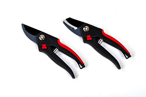 Gartenscheren 2er-Set Blumenschere Ambossschere Floristenschere Gartenschere Gartenscheren 2er-Set Blumenschere Ambossschere Floristenschere Gartenschere von Grüner Jan