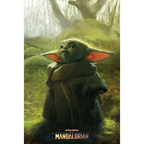 Grupo Erik Poster The Mandalorian Child Grogu - Wand-Deko Baby Yoda Star Wars von Grupo Erik
