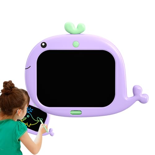 Gruwkue LCD-Zeichentablett | 10-Zoll wiederverwendbares und löschbares elektronisches Tablet zum Kritzeln von Kindern | Zeichenzubehör für Kinder für Wohnzimmer, Kindergarten, Schlafzimmer von Gruwkue