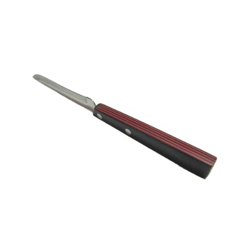 GÜDE Solingen - Universalmesser rot / schwarz mit Wellenschliff, 10 cm, UNI, POM von Güde