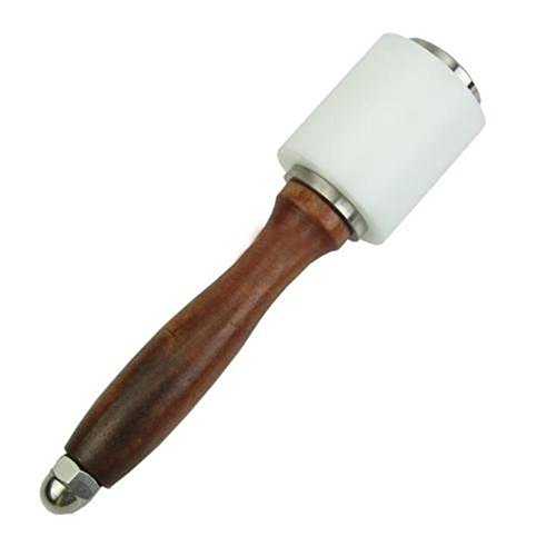 Gunpla Leathercraft Nylon-Hammer mit Holzgriff für Lederwaren, Lederverarbeitung, Leder Hammer, Lederwaren Carving Hammer, Nylon Schnitzen Hammer, Handwerk Werkzeug Nylon Leder Carving Mallet von Gunpla