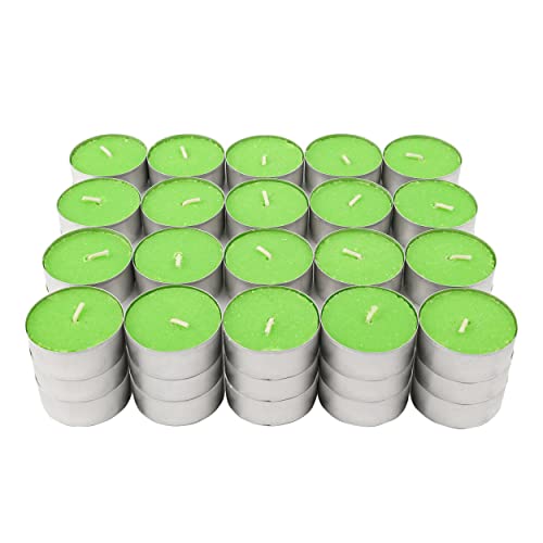 60 Stück Duft Teelichter Duftenden, Duftteelichter Duftkerzen - Duft Wassermelone von H HANSEL HOME