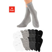 H.I.S Socken, (Packung, 16 Paar), mit eingestricktem Markenlogo von H.I.S