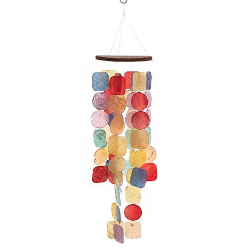 HAB & GUT -HA0P2- Windspiel Regenbogen, Perlmutt, 63 cm, Fensterschmuck, Mobile für Fenster, Terrasse und Balkon HAB & GUT -HA0P2- Windspiel Regenbogen, Perlmutt, 63 cm, Fensterschmuck, Mobile für Fenster, Terrasse und Balkon von HAB & GUT