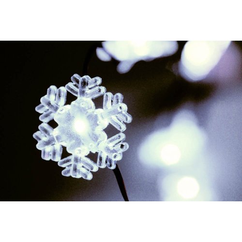 HAB & GUT -LED004- Mini LED Lichterkette 20, SCHNEEKRISTALL Weiss, 130 cm, Batterie - EISKRISTALL HAB & GUT -LED004- Mini LED Lichterkette 20, SCHNEEKRISTALL Weiss, 130 cm, Batterie - EISKRISTALL von HAB & GUT