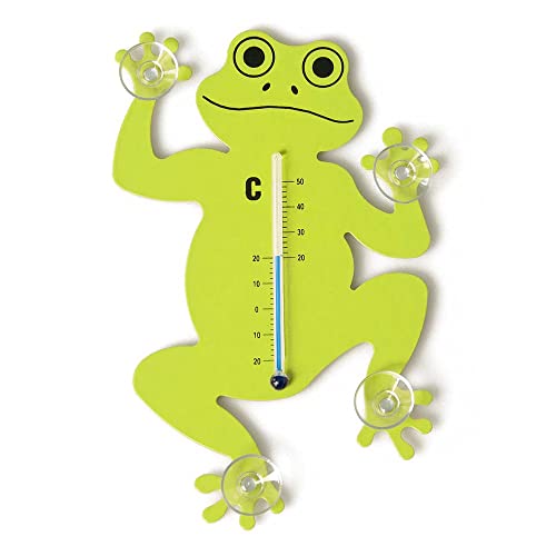 HAB & GUT -tg003- Fensterthermometer Frosch mit Saugnäpfen für innen und außen, hellgrün HAB & GUT -tg003- Fensterthermometer Frosch mit Saugnäpfen für innen und außen, hellgrün von HAB & GUT