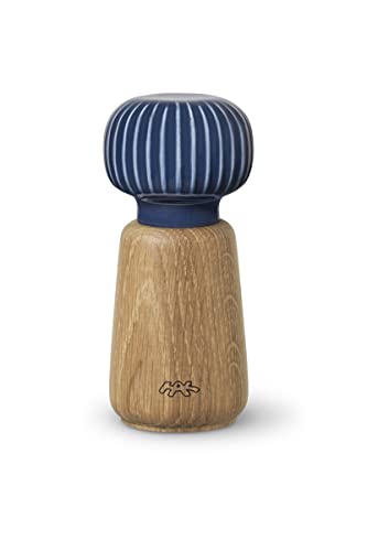 Kähler Mühle H14 cm Hammershøi handlich dänisches Design Gewürzmühle, indigo von HAK Kähler