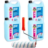 Halbau - Tiefengrund lf Gipsputz Grundierung Innen Außen G01 - 20L + Farbrolle 25cm Halbau - Tiefengrund lf Gipsputz Grundierung Innen Außen G01 - 20L + Farbrolle 25cm von HALBAU