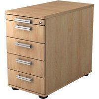 HAMMERBACHER Akandia Standcontainer eiche 5 Auszüge 42,8 x 80,0 x 72,0 - 76,0 cm HAMMERBACHER Akandia Standcontainer eiche 5 Auszüge 42,8 x 80,0 x 72,0 - 76,0 cm von HAMMERBACHER