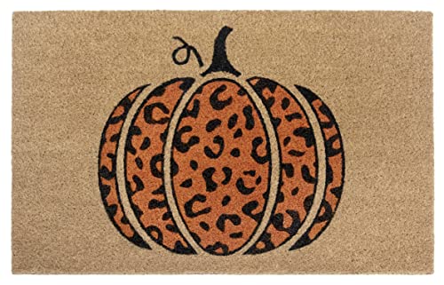 Hanse Home Halloween Fußmatte Kokos 45x70cm – rutschfeste Schmutzfangmatte Natur für Innen, Fußabtreter Kürbis Kokosfaser Kokosmatte für Eingangsbereich & überdachten Außenbereich von Hanse Home