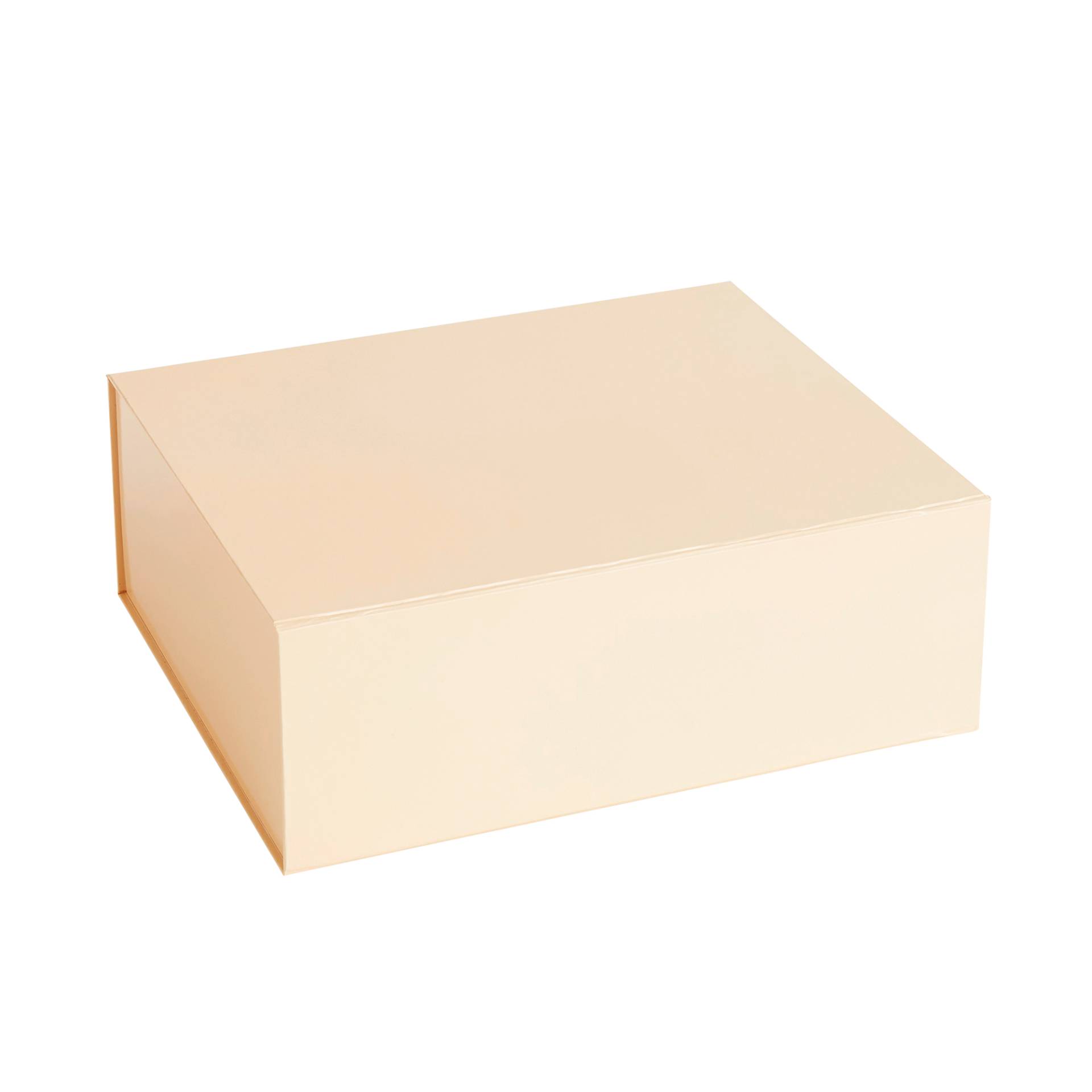 HAY - Colour Aufbewahrungsbox M magnetisch - vanille/LxBxH 35x29,5x12,5cm von HAY