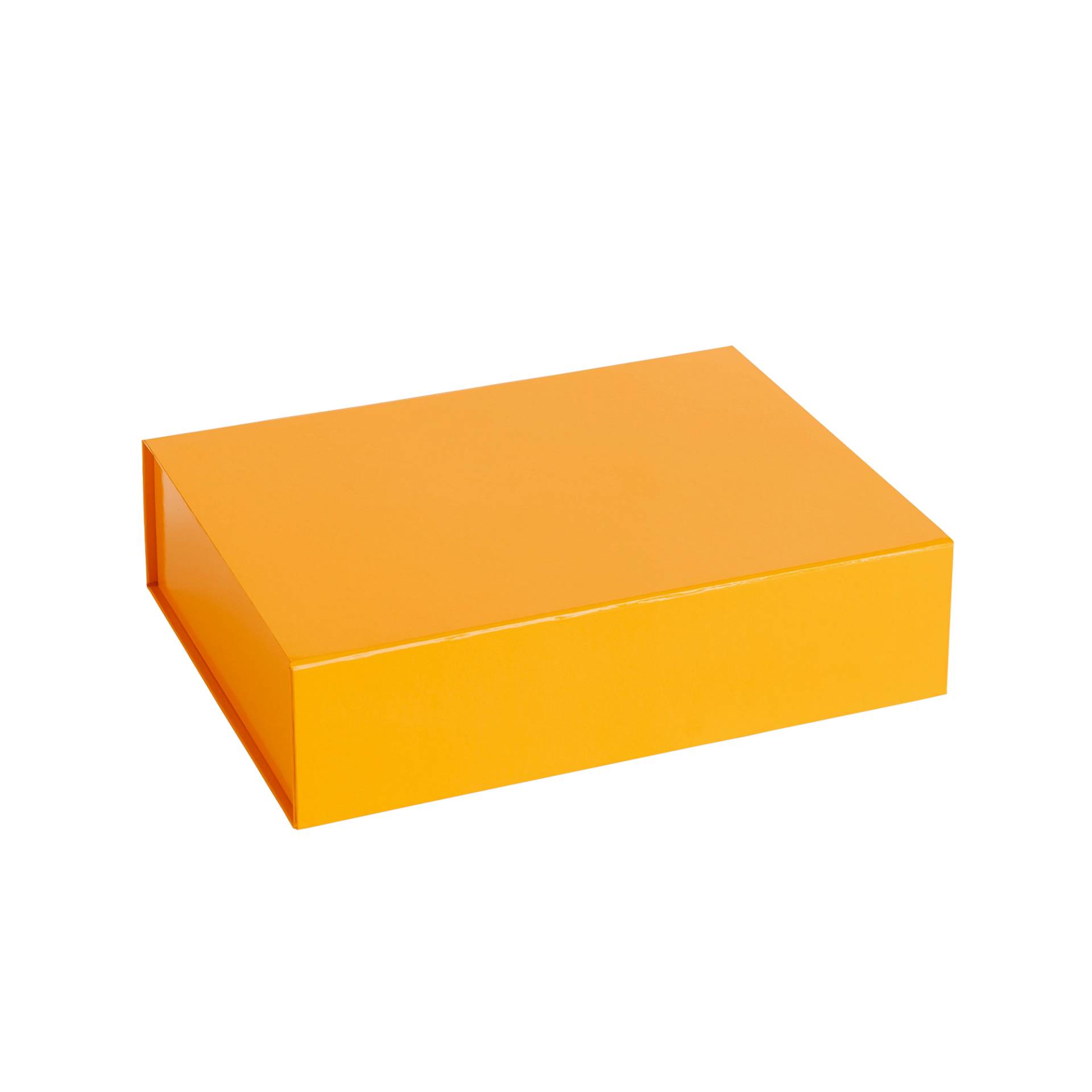 HAY - Colour Aufbewahrungsbox S magnetisch - eigelb/LxBxH 33x25,5x8,5cm von HAY