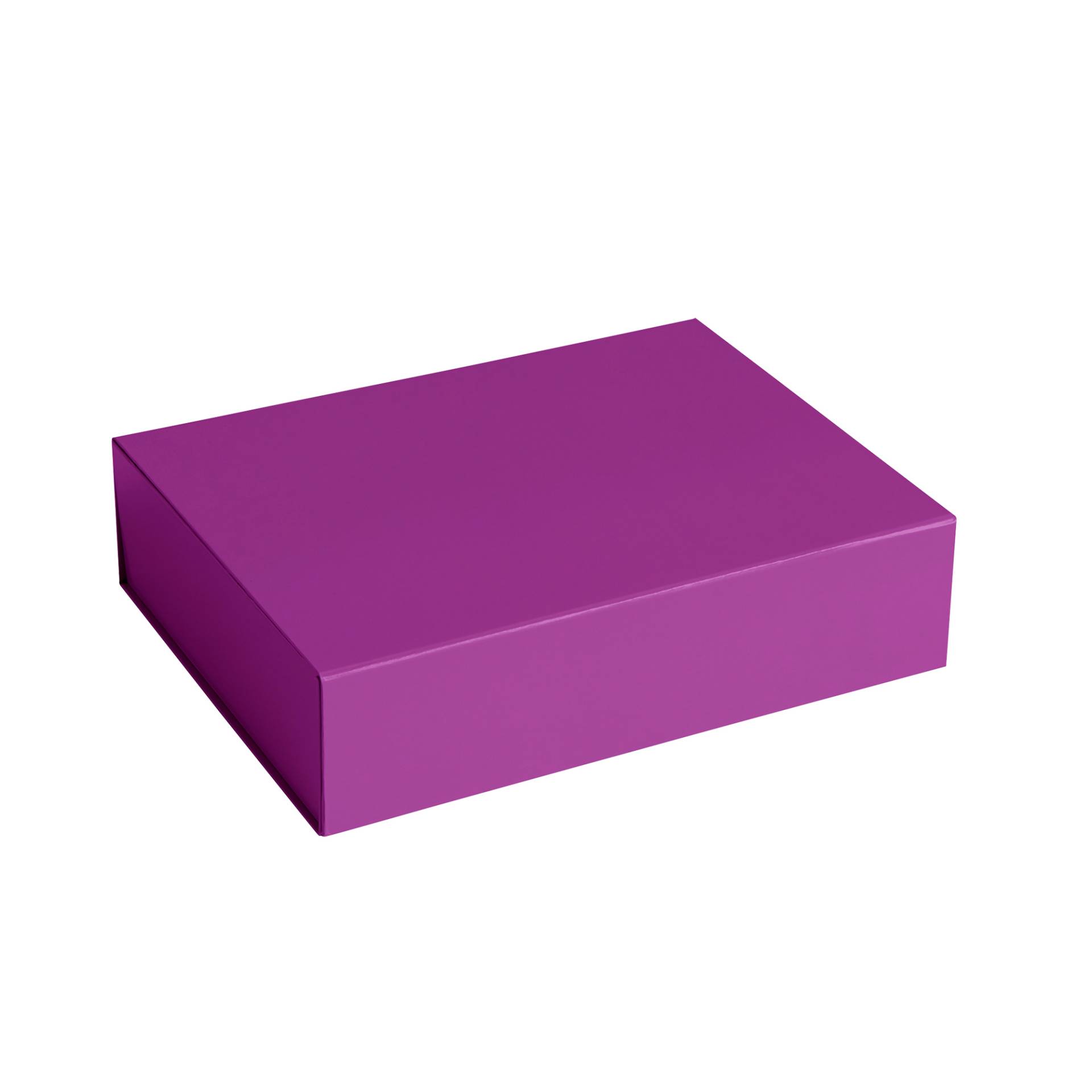 HAY - Colour Aufbewahrungsbox S magnetisch - leuchtend lila/LxBxH 33x25,5x8,5cm von HAY
